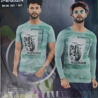 Pegan Round Neck Half T-shirts - ASST, XL