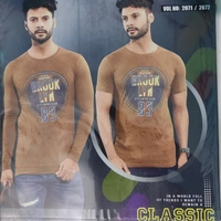 Pegan Round Neck Half T-shirts - ASST, XL