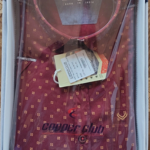 Copper Club Cotton Half Shirt - ASST, M