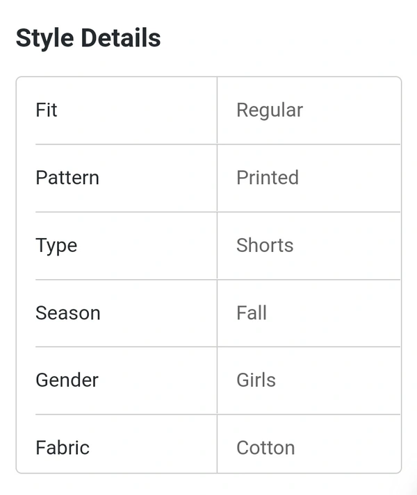 Genius Girls Basic Short - ASST, 38 cm (3-4 y)