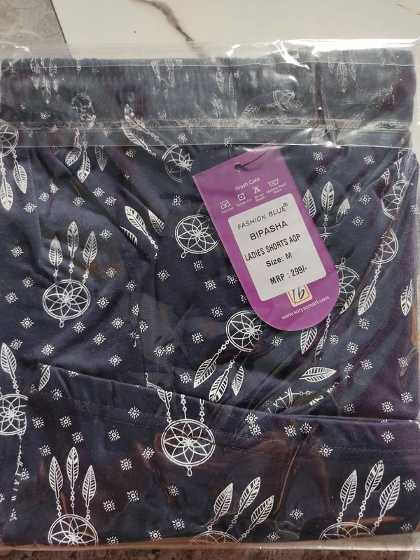 Fashion Blue Bipasha Ladies Short - ASST, M