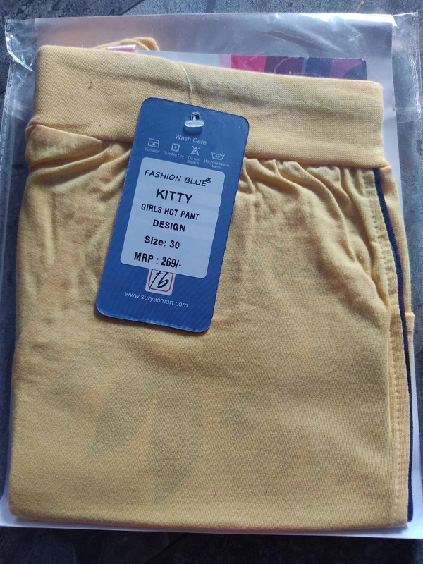 Fashion Blue Kitty Girls Hot Pant - ASST, 30