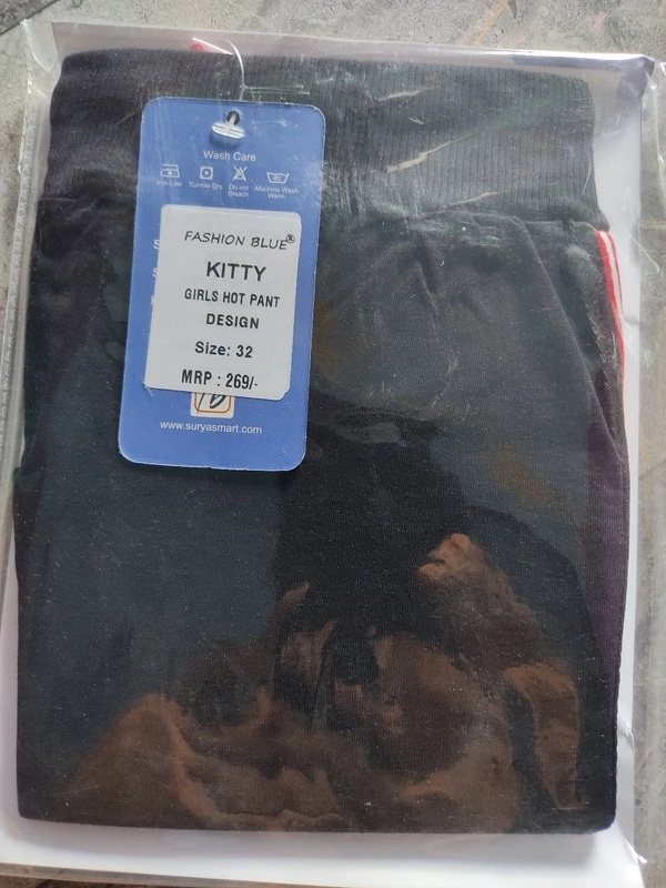 Fashion Blue Kitty Girls Hot Pant - ASST, 30