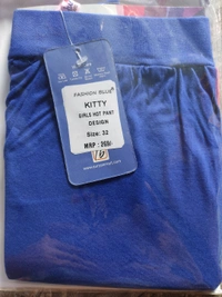 Fashion Blue Kitty Girls Hot Pant - ASST, 34
