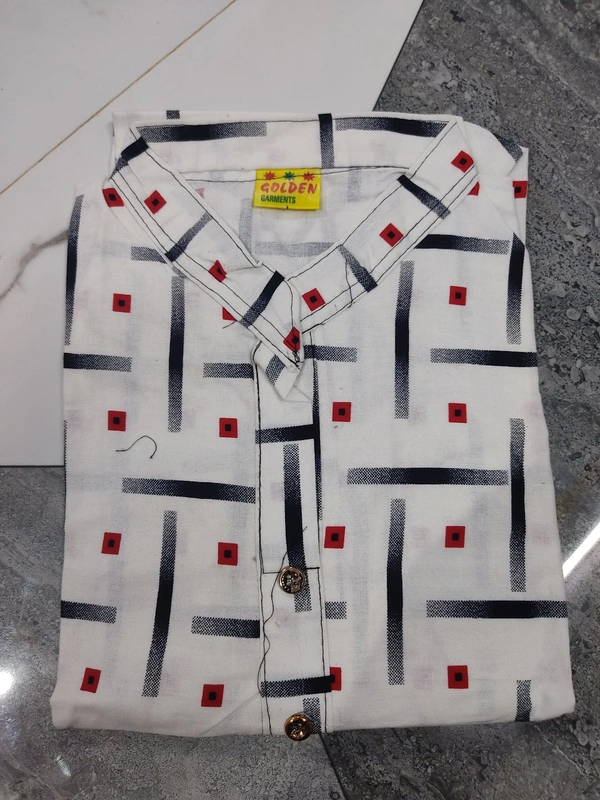 Golden Cotton Kurti - ASST, Regular