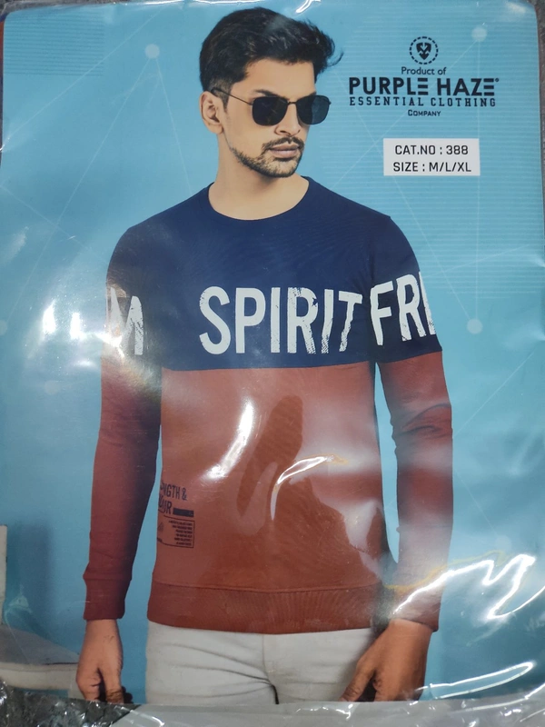 Purple Haze Round Neck T-shirt - ASST, M
