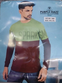 Purple Haze Round Neck T-shirt - ASST, M