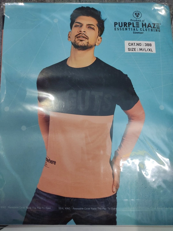 Purple Haze Round Neck T-shirt - ASST, M