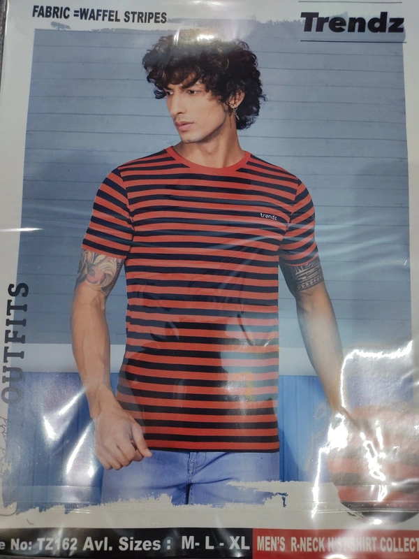 Trendz Outfits Round Neck T-shirts - ASST, M