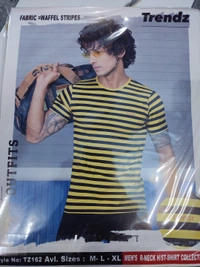 Trendz Outfits Round Neck T-shirts - ASST, M