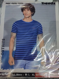 Trendz Outfits Round Neck T-shirts - ASST, M