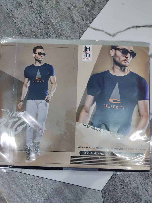 HD (High Density) Round Neck T-shirts - ASST, L