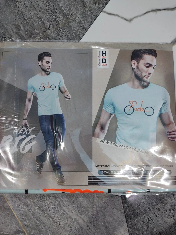 HD (High Density) Round Neck T-shirts - ASST, L