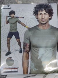Sportz Fit Sports Round Neck T-shirts - ASST, L