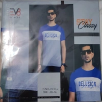 EVINCE 8 Round Neck T-shirts - ASST, M