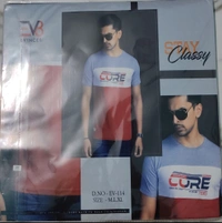 EVINCE 8 Round Neck T-shirts - ASST, M