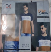 EVINCE 8 Round Neck T-shirts - ASST, M