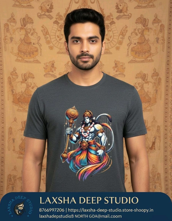 HANUMAN PRINT T SHIRT