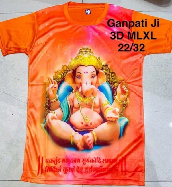 GANPATI PRINT T SHIRT