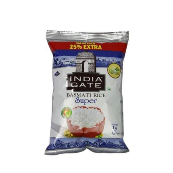 India Gate Super Basmati Rice - 1.250gm