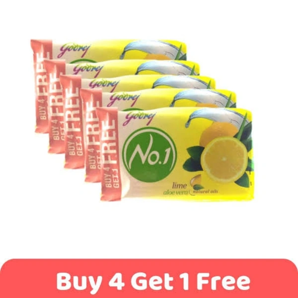 No 1 Lime - yellow, 100gm×5pcs