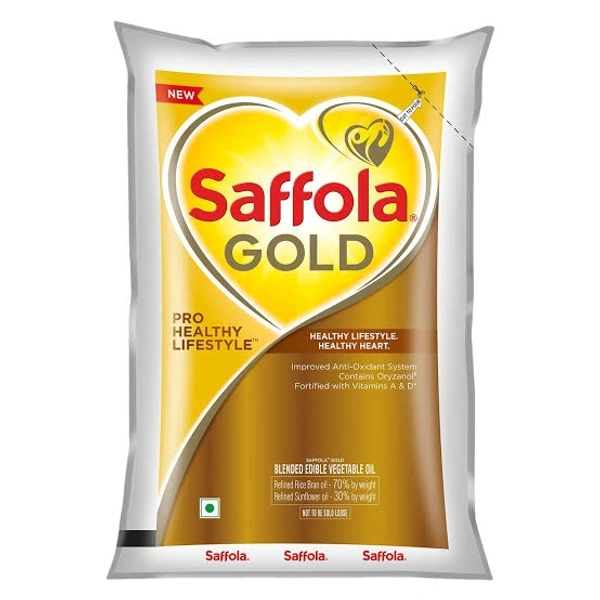 Saffola Gold Refiend Oil  - 1 ltr