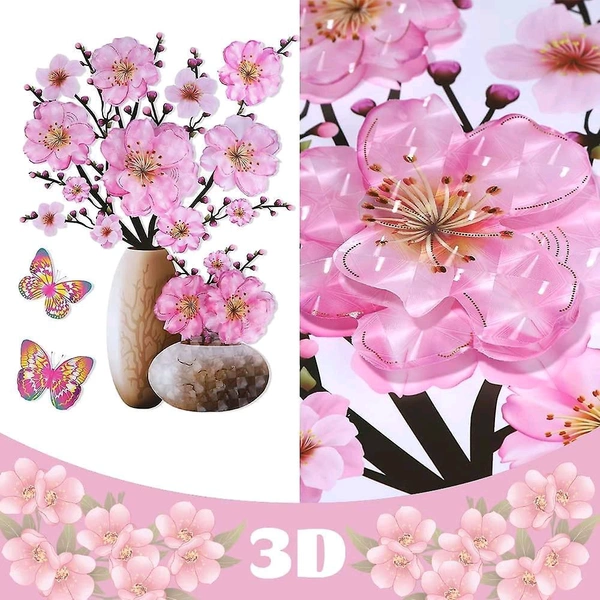 3D Adhesive Flower Sticker 