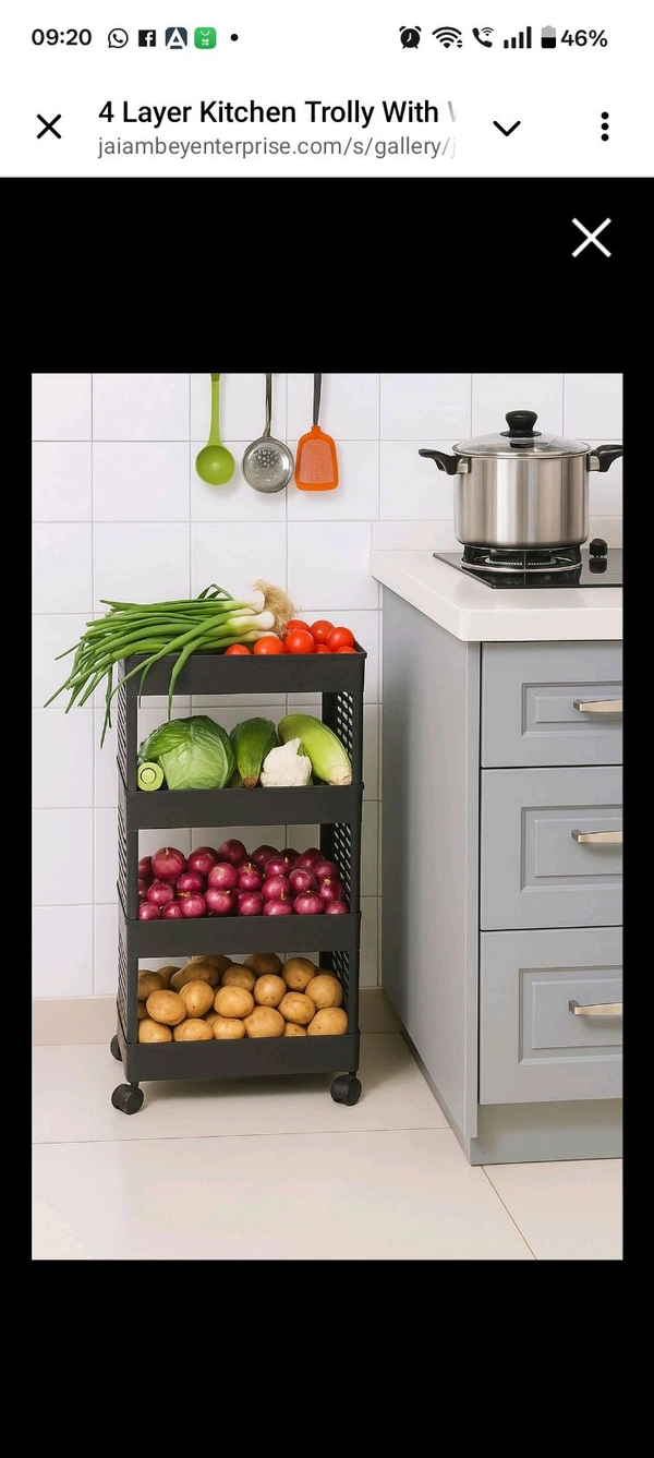 Kitchen Trolley With Wheels 