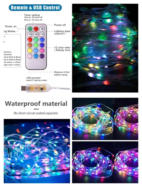Adhesive Light With Remote (5 METER)