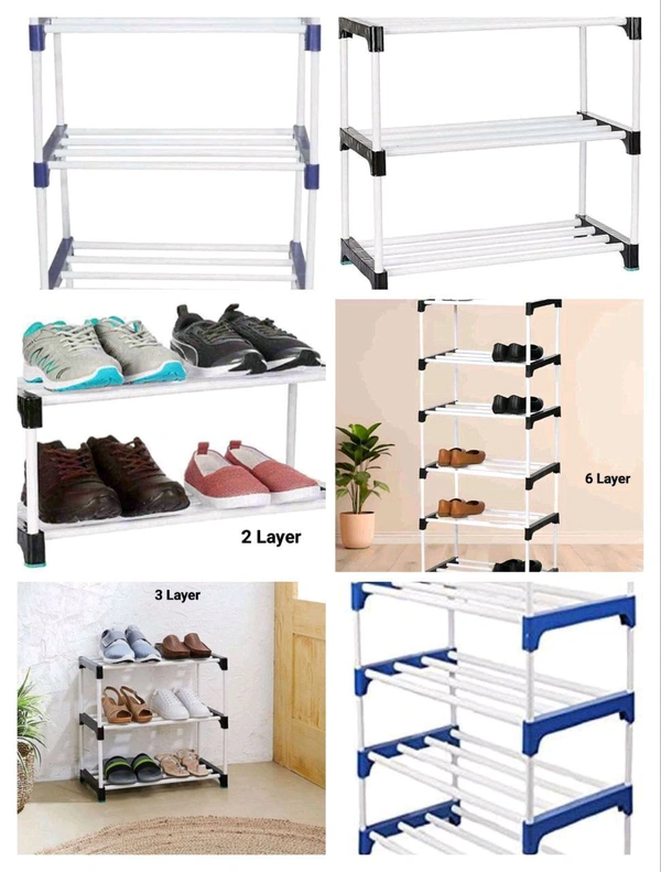 Shoes Rack (Steel Rods ) 4 Layer 