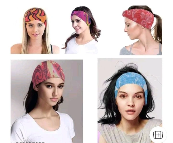5 In 1 Mask Neck Band (Bandana) Printed 