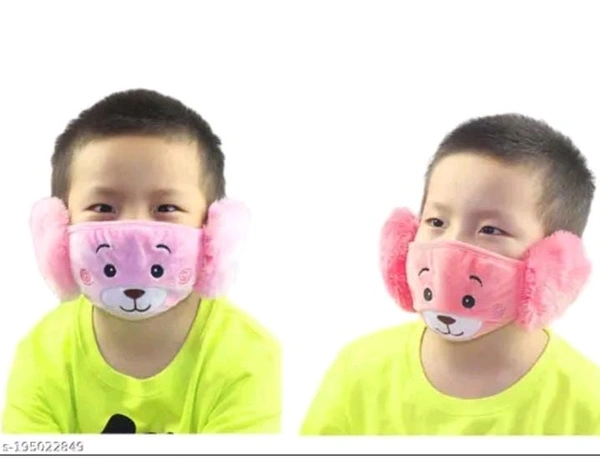 Kids Colourful Mask N Earmuff