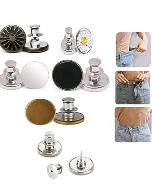 Jeans Buttons (Self Pinned)(Pair)