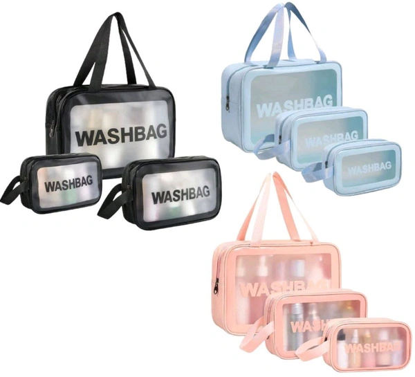Wash Bags Set Of 3 