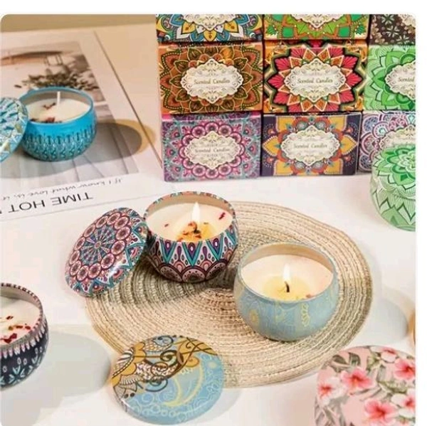 Scented Premium Tin Candle 