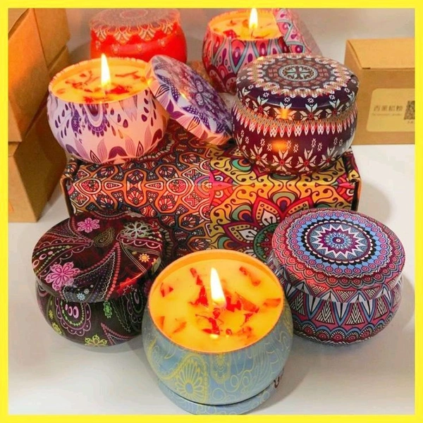 Scented Premium Tin Candle 