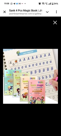 Reusable Writing Book Set Of 4 