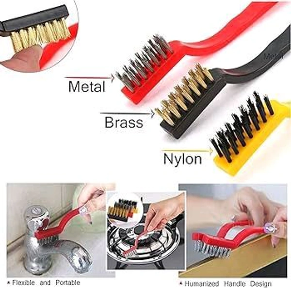 Cleaning Brush Set (Pack Of 3)