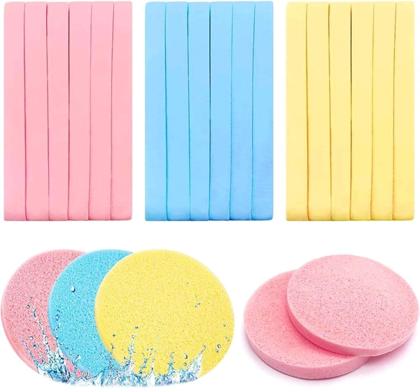 Makeup Removal Sponge(Pack Of 12)