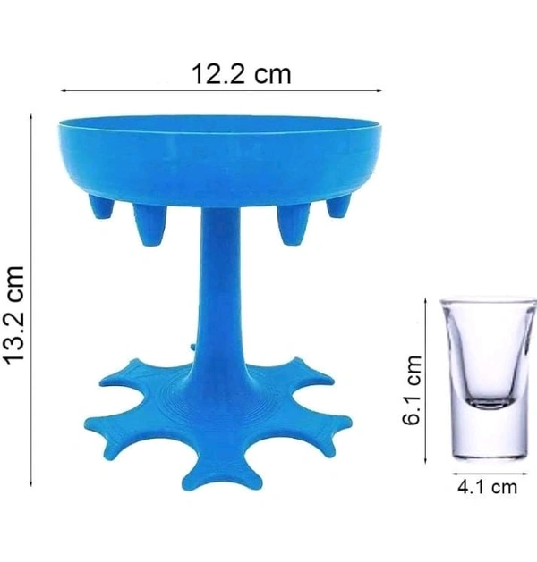 Wine Shots Dispenser With Glass Glasses