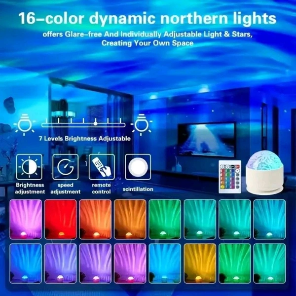 Starry Projection Light With Remote 