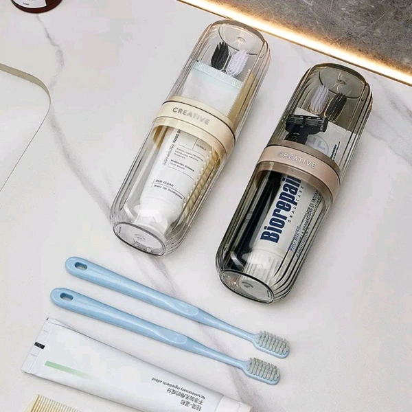 Transparent Toothbrush Holder 