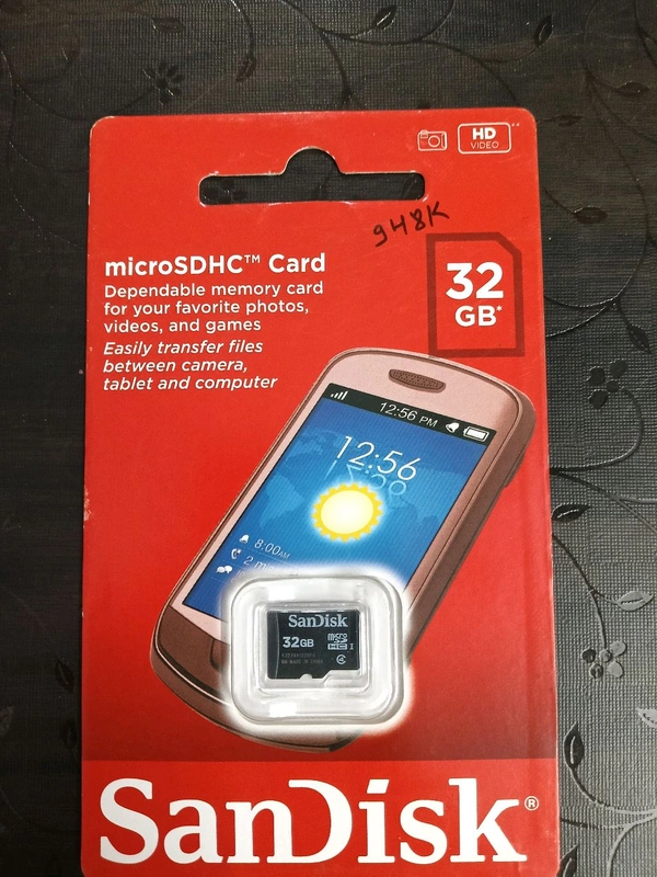 Scandisk 32 Gb Memory Card 