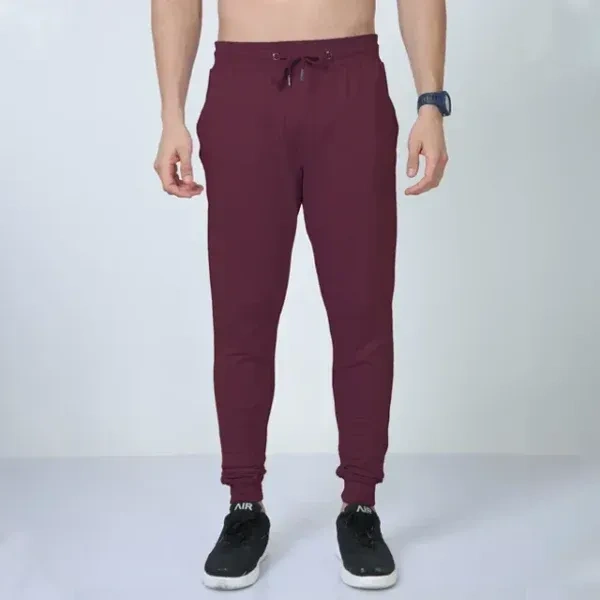 ROSEVERA JOGGERS - L, MAROON