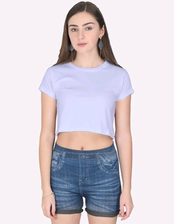 ROSEVERA Rosevera plain Crop Top - XS, Lavender