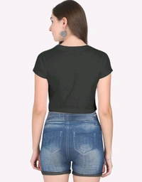 ROSEVERA Crop Top ( Plain) - S, Black