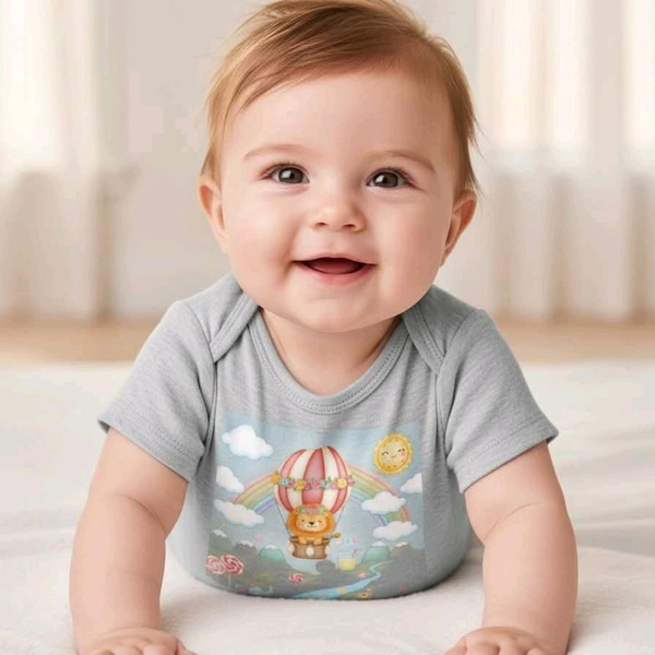 ROSEVERA Kids Rompers - 0-5 month, Gray