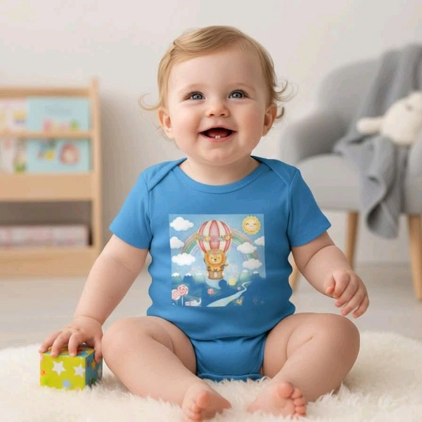 ROSEVERA Kids Rompers - 0-5 month, Orchid blue