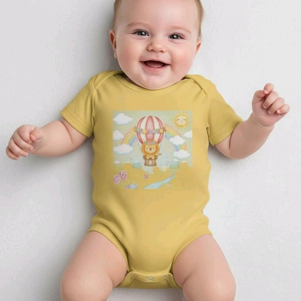 ROSEVERA Kids Rompers - 6-12 Months, Yellow
