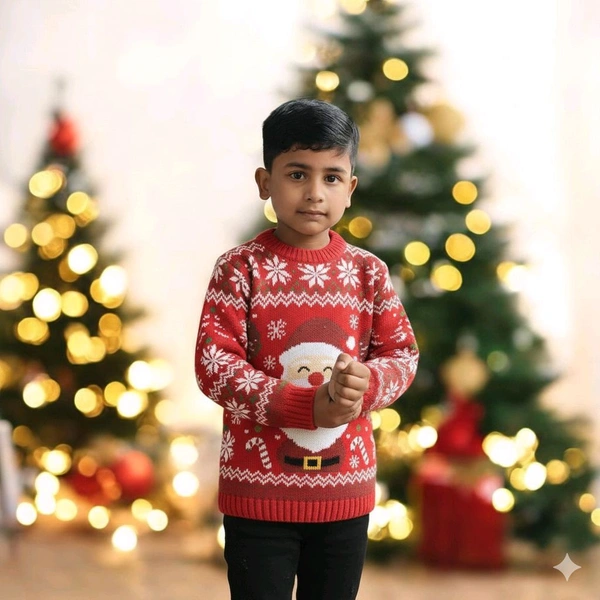 ROSEVERA AOP Kids Sweatshirt - Red, 11-12